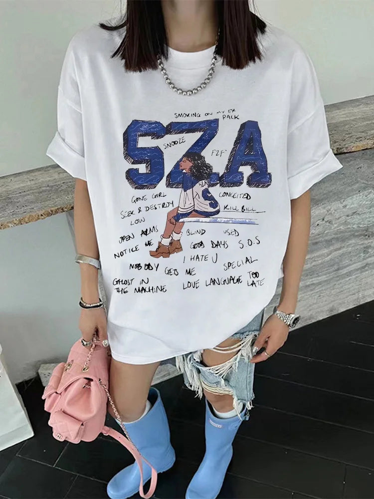 Europe America Y2k rapper stars Graphic print Streetwear Hip Hop
