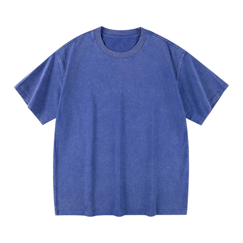 Men's Women Washed Vintage T-Shirts Street Hip Hop Retro Punk T Shirt