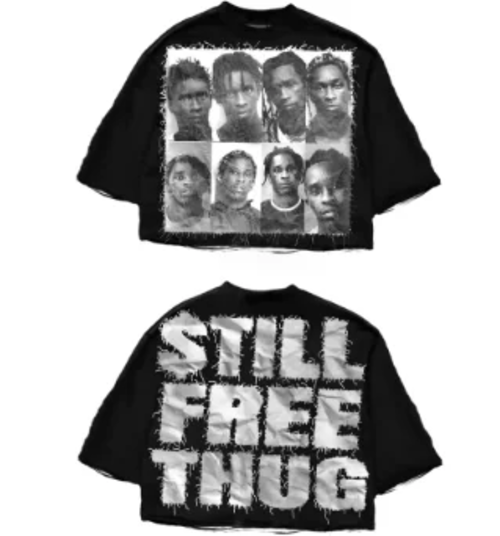 Street T-shirt Y2K Top Rock Hip Hop Graphic Print Oversized T-shirt