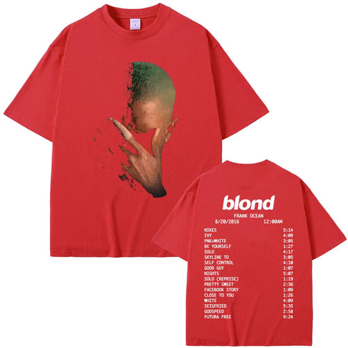 Rapper Frank Fashion Vintage Graphic T-shirts Men Women Ocean Hip Hop