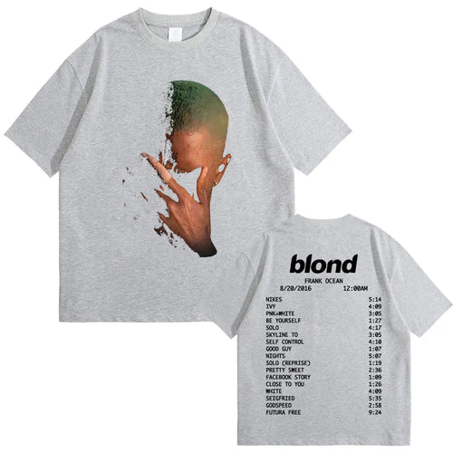 Rapper Frank Fashion Vintage Graphic T-shirts Men Women Ocean Hip Hop