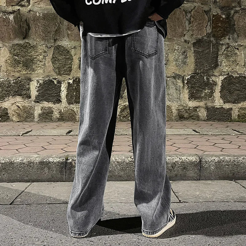 Brand Men's Jeans Korean Version Student Casual Pants High Street