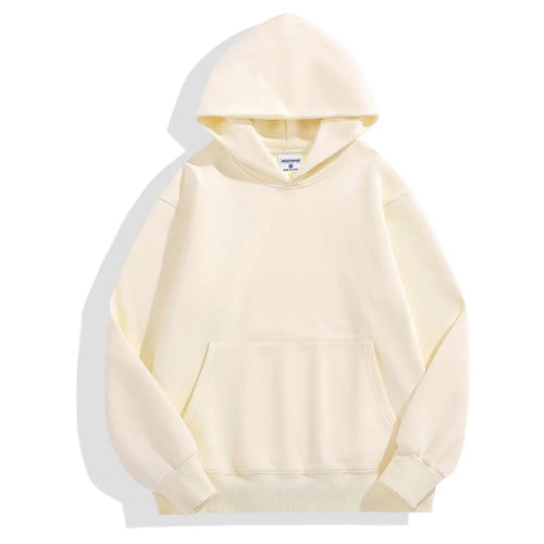 16.9oz 480gsm Heavy Weight Cotton Plus Velvet Hooded Sweater Men