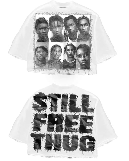 Street T-shirt Y2K Top Rock Hip Hop Graphic Print Oversized T-shirt