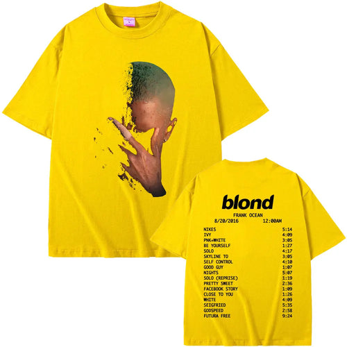 Rapper Frank Fashion Vintage Graphic T-shirts Men Women Ocean Hip Hop