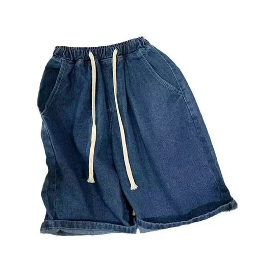 Summer Men's Distressed Straight-leg Baggy Jorts Y2K Vintage