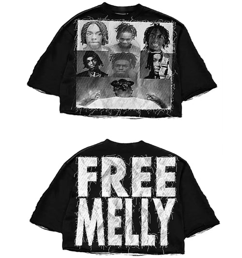 Street T-shirt Y2K Top Rock Hip Hop Graphic Print Oversized T-shirt
