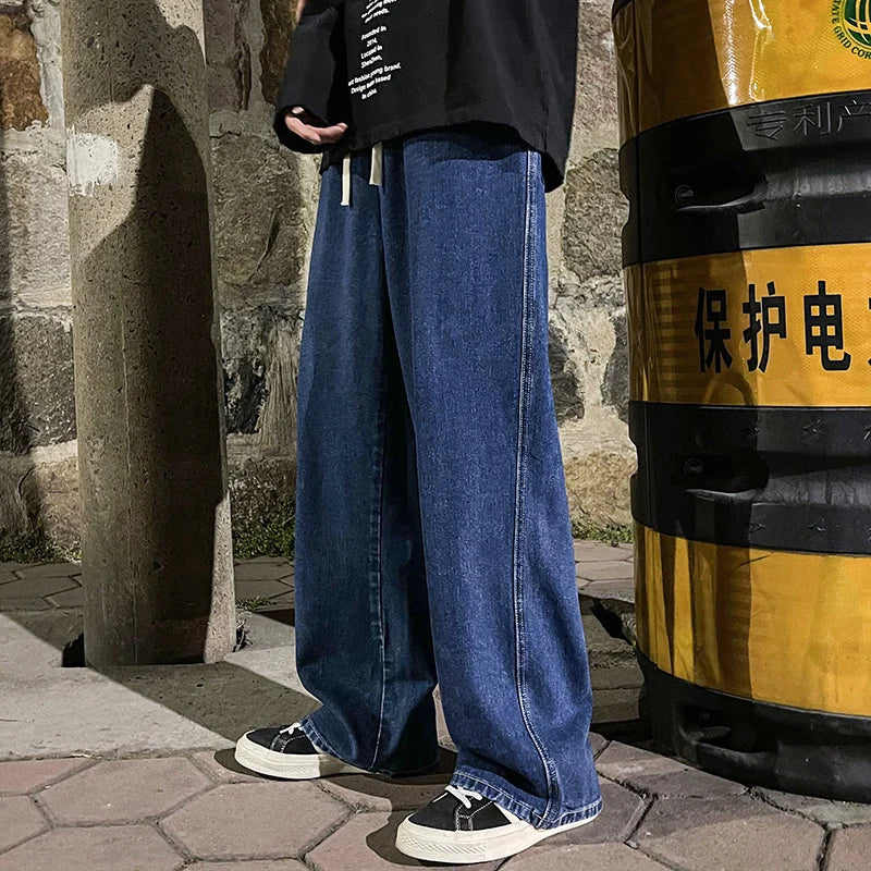 Brand Men's Jeans Korean Version Student Casual Pants High Street
