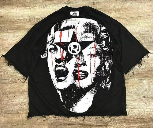 Hip Hop Y2k Tops 2024 Oversized Printed Graphic T Shirts Harajuku