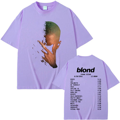Rapper Frank Fashion Vintage Graphic T-shirts Men Women Ocean Hip Hop
