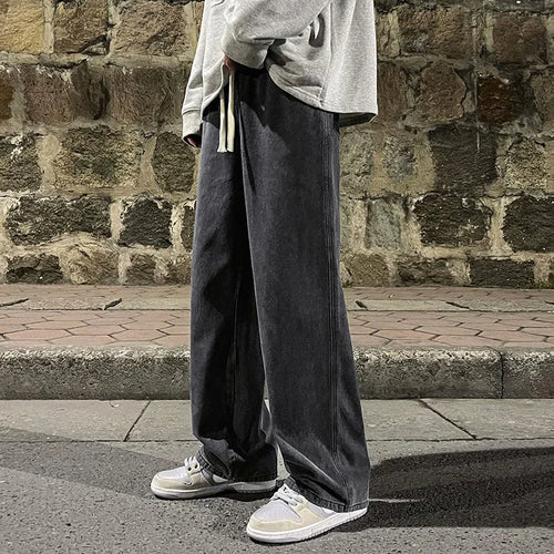 Brand Men's Jeans Korean Version Student Casual Pants High Street