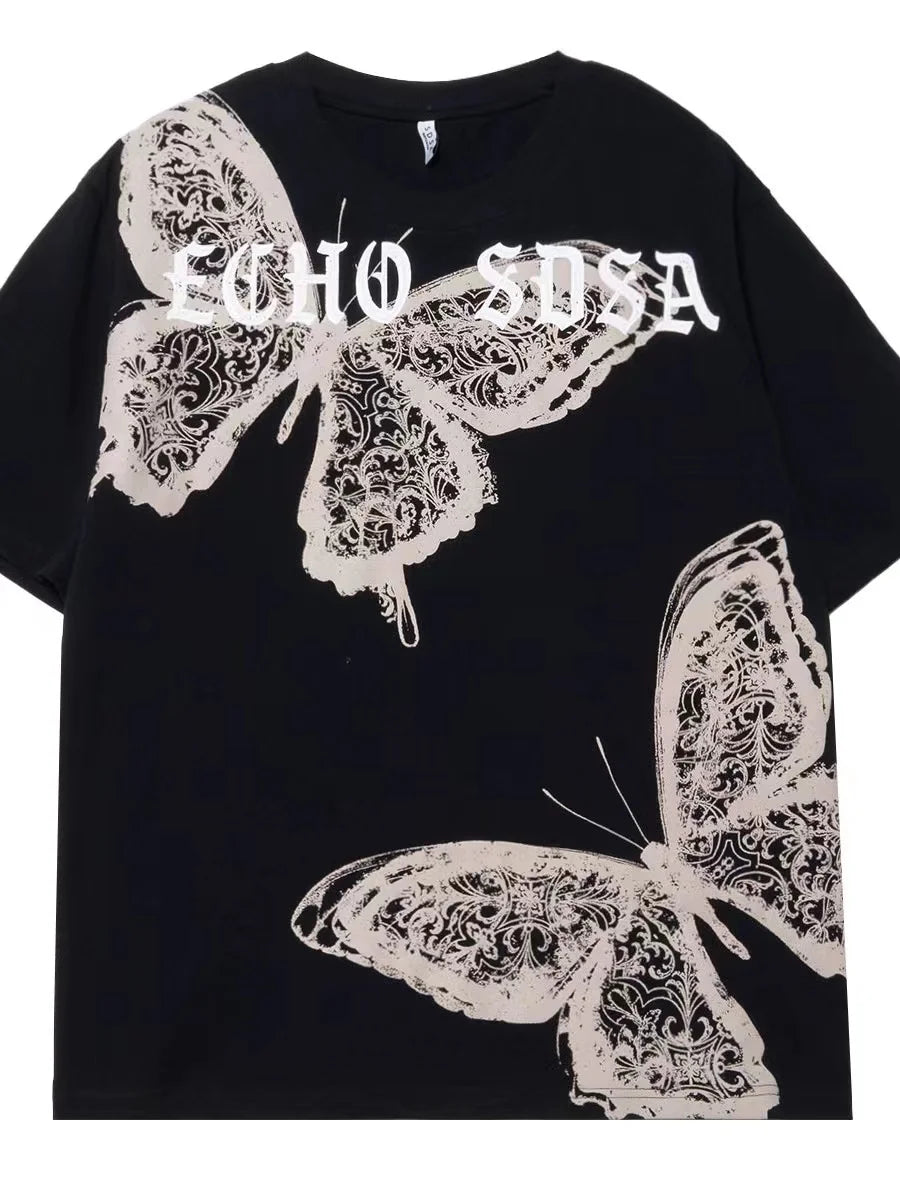 New Y2k T Shirt For Men Fashion Summer Hawaii Streetwear Pullover