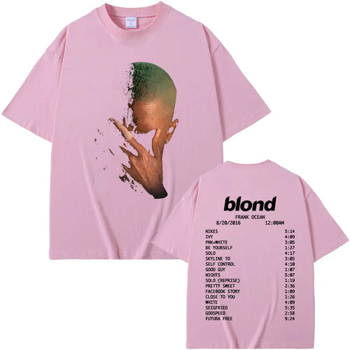 Rapper Frank Fashion Vintage Graphic T-shirts Men Women Ocean Hip Hop