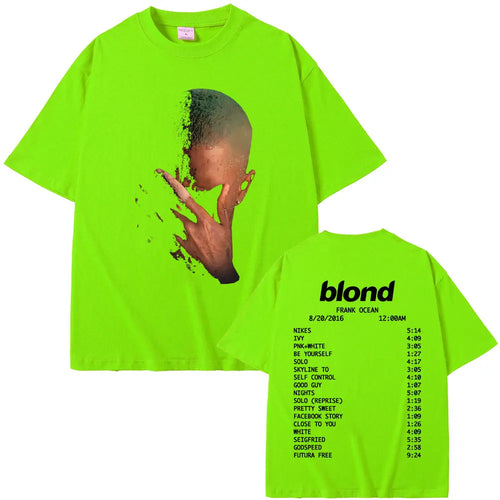 Rapper Frank Fashion Vintage Graphic T-shirts Men Women Ocean Hip Hop