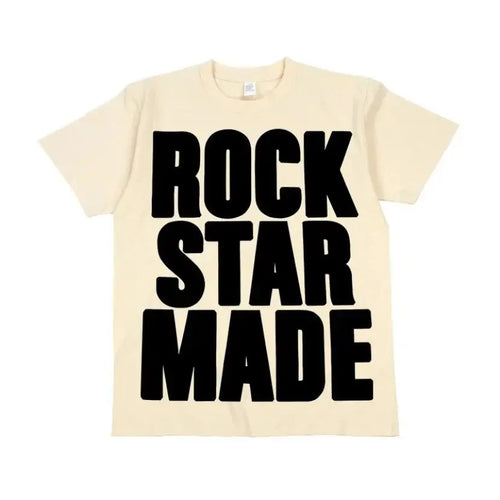 Rock Goth Fashion Men's Punk Grunge Hip Hop Rap vintage Letter Print