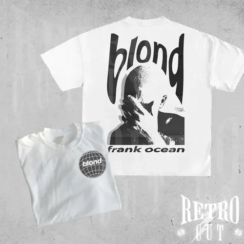 Rapper Frank Retro Graphic T Shirt Men's Hip Hop Ocean Album Clothing