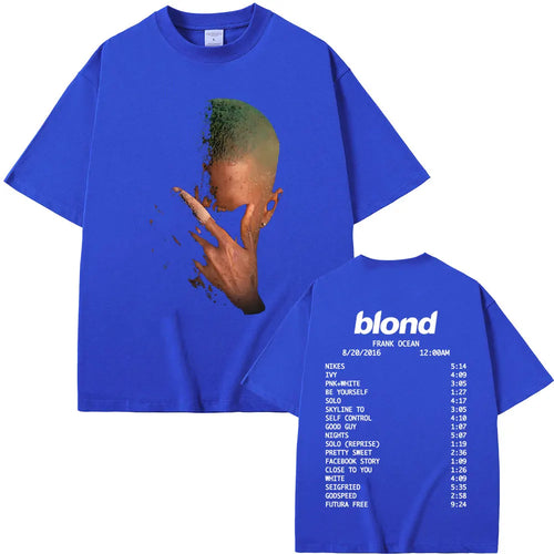 Rapper Frank Fashion Vintage Graphic T-shirts Men Women Ocean Hip Hop